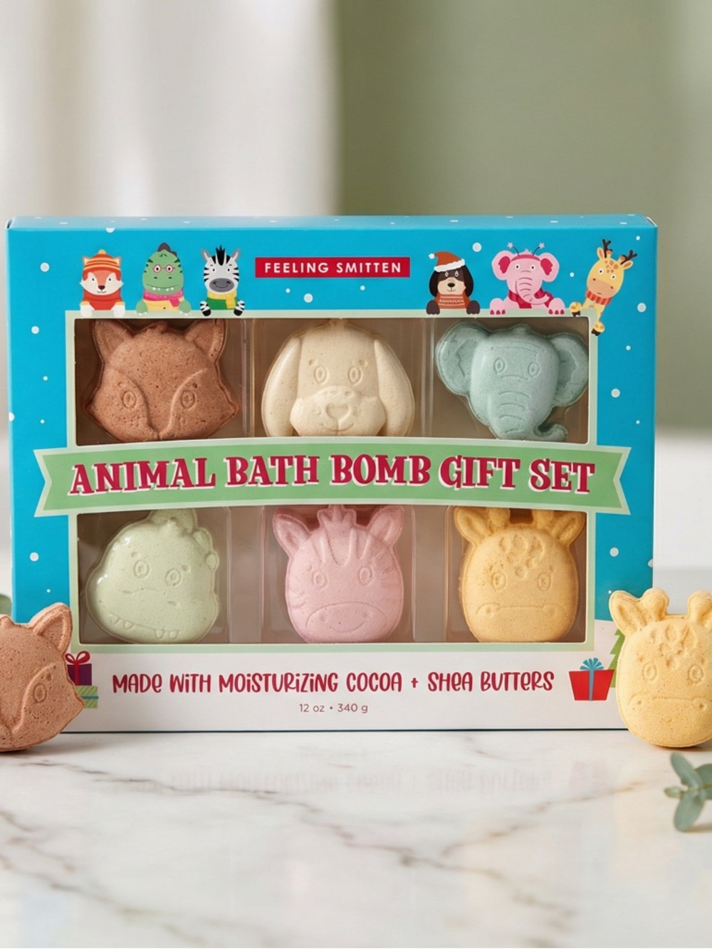 Animal Bath Bomb Gift Set - Multicolor